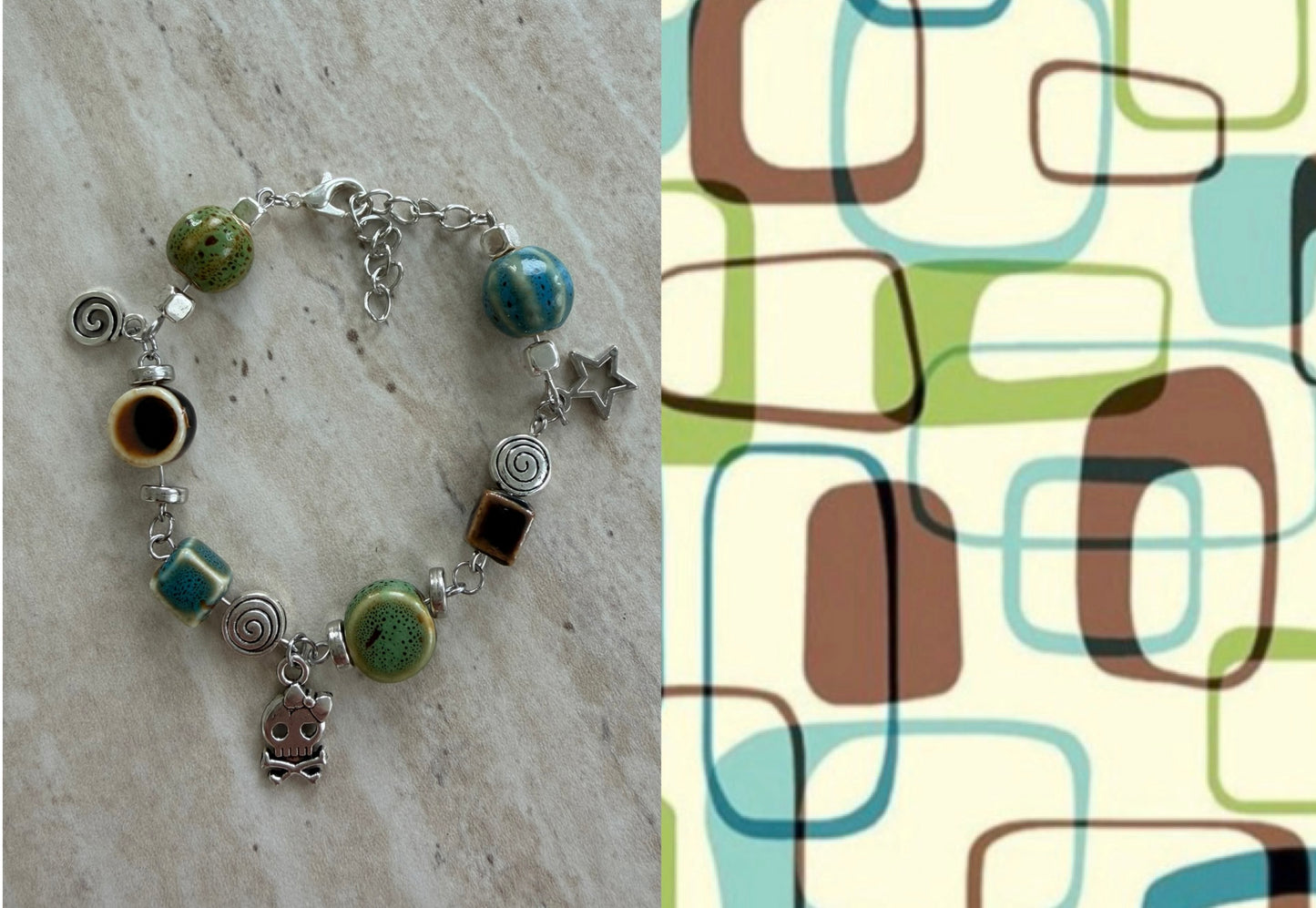 Retro Charm Bracelet 2000er Style