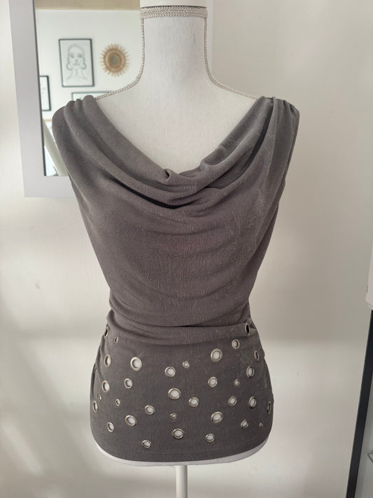 Y2K Nieten Top 2000er Style