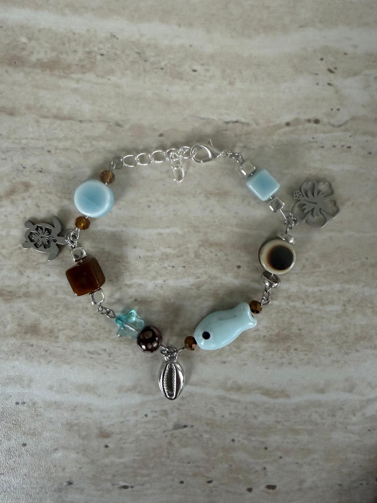 Retro Charm Bracelet 2000er Style
