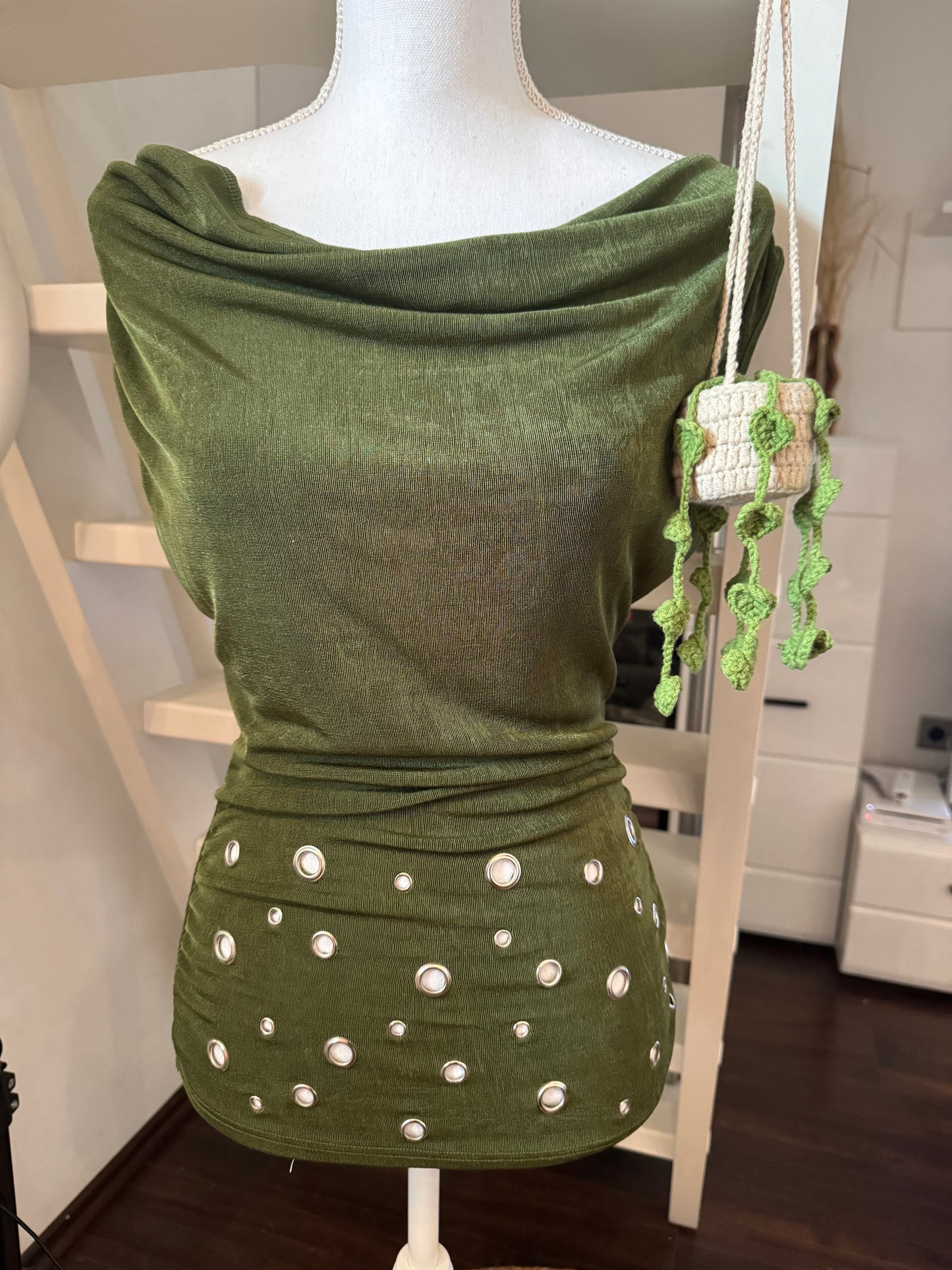 Y2K Nieten Top 2000er Style