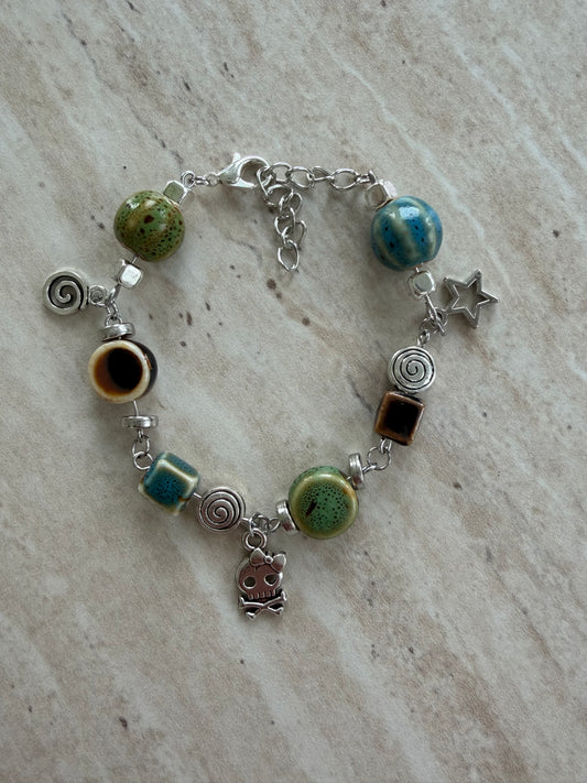 Retro Charm Bracelet 2000er Style