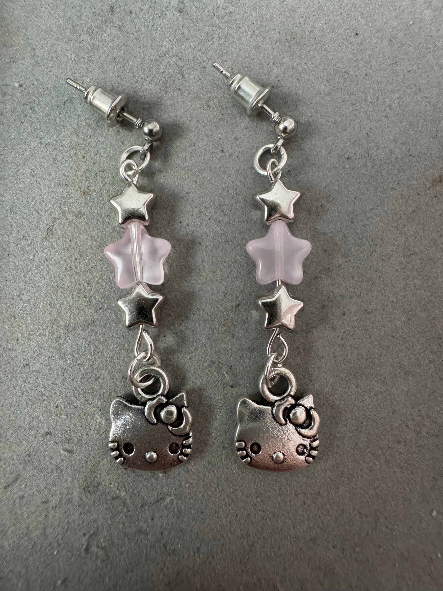 Y2K Hello Kitty Earrings 2000er Style