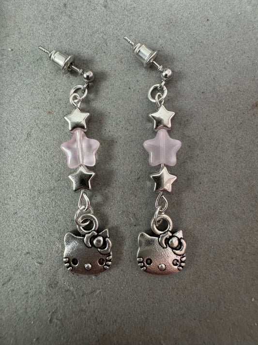 Y2K Hello Kitty Earrings 2000er Style