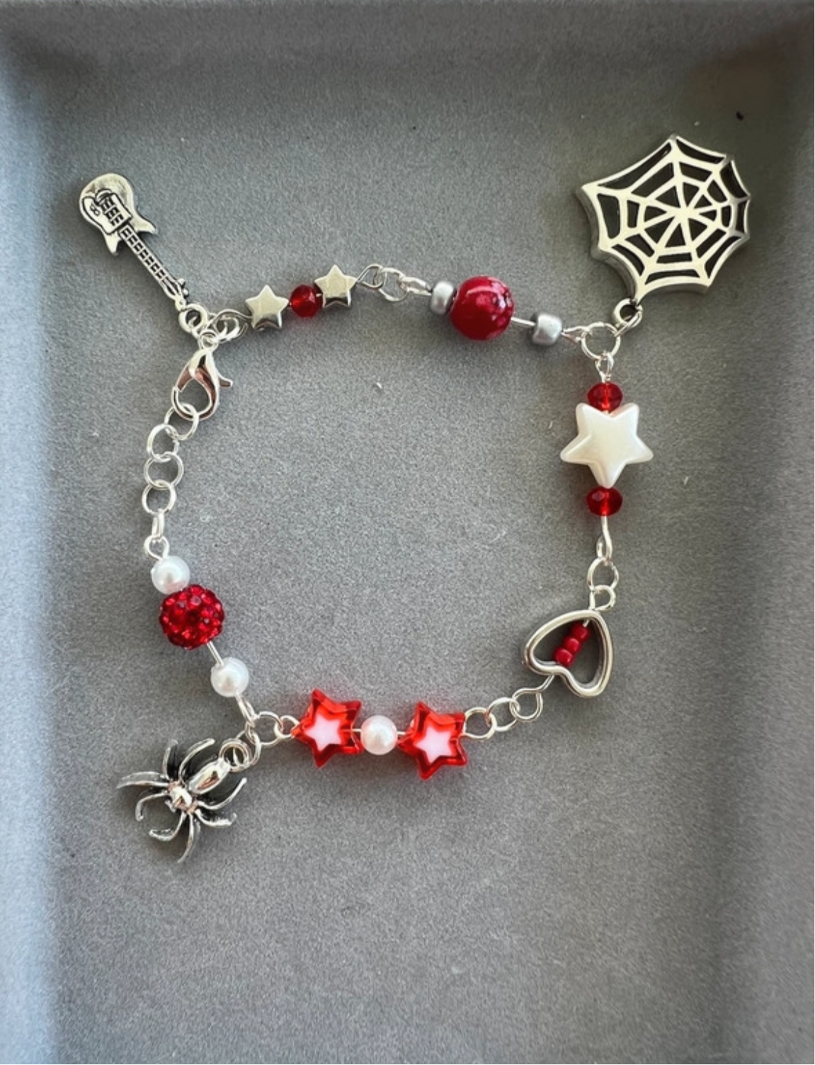 Y2K Spiderman Bracelet